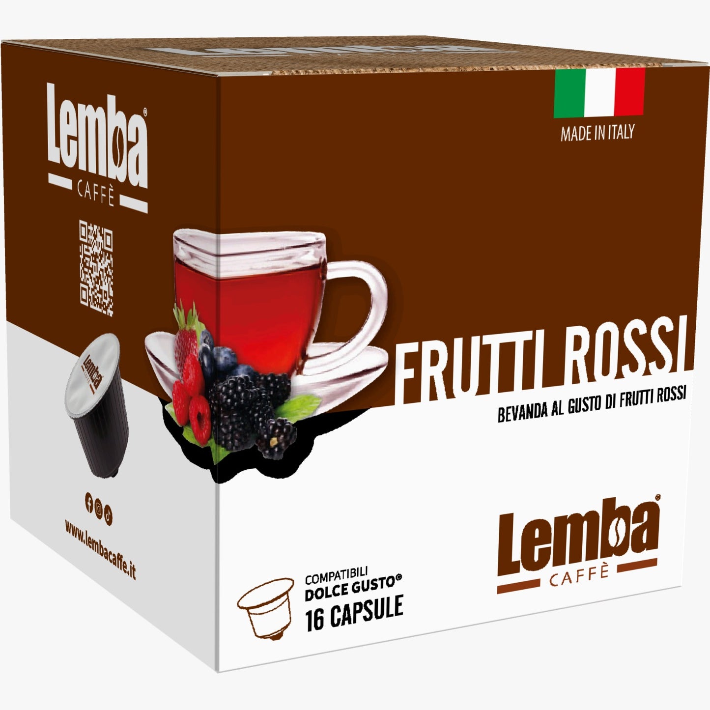 Capsule frutti rossi dolce gusto pacchetto da 16