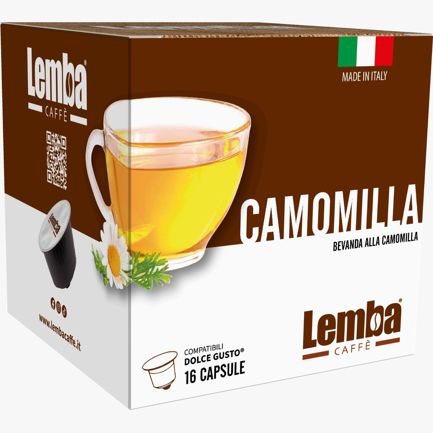Capsule camomilla dolce gusto pacchetto da 16