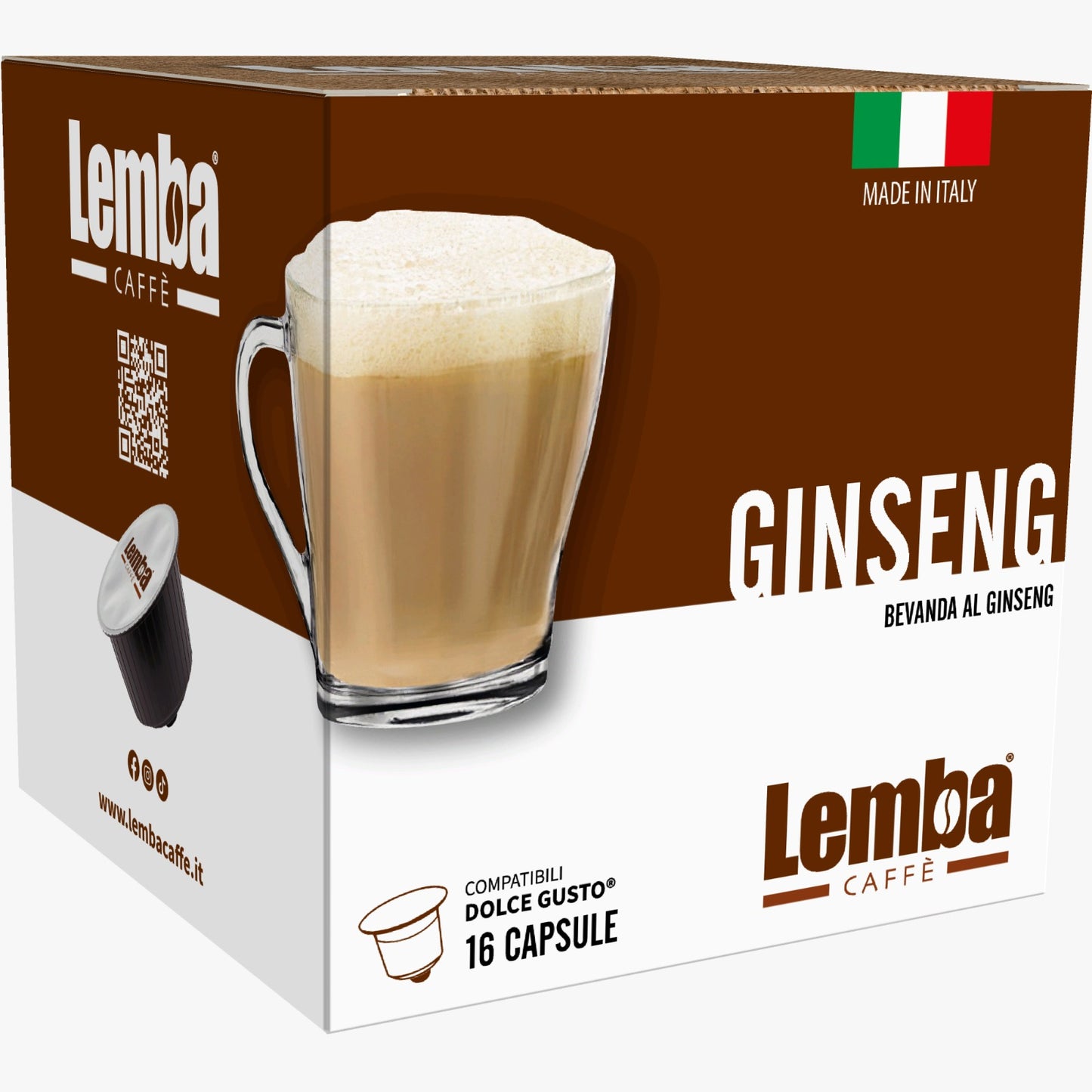 Capsule Ginseng dolce gusto pacchetto da 16