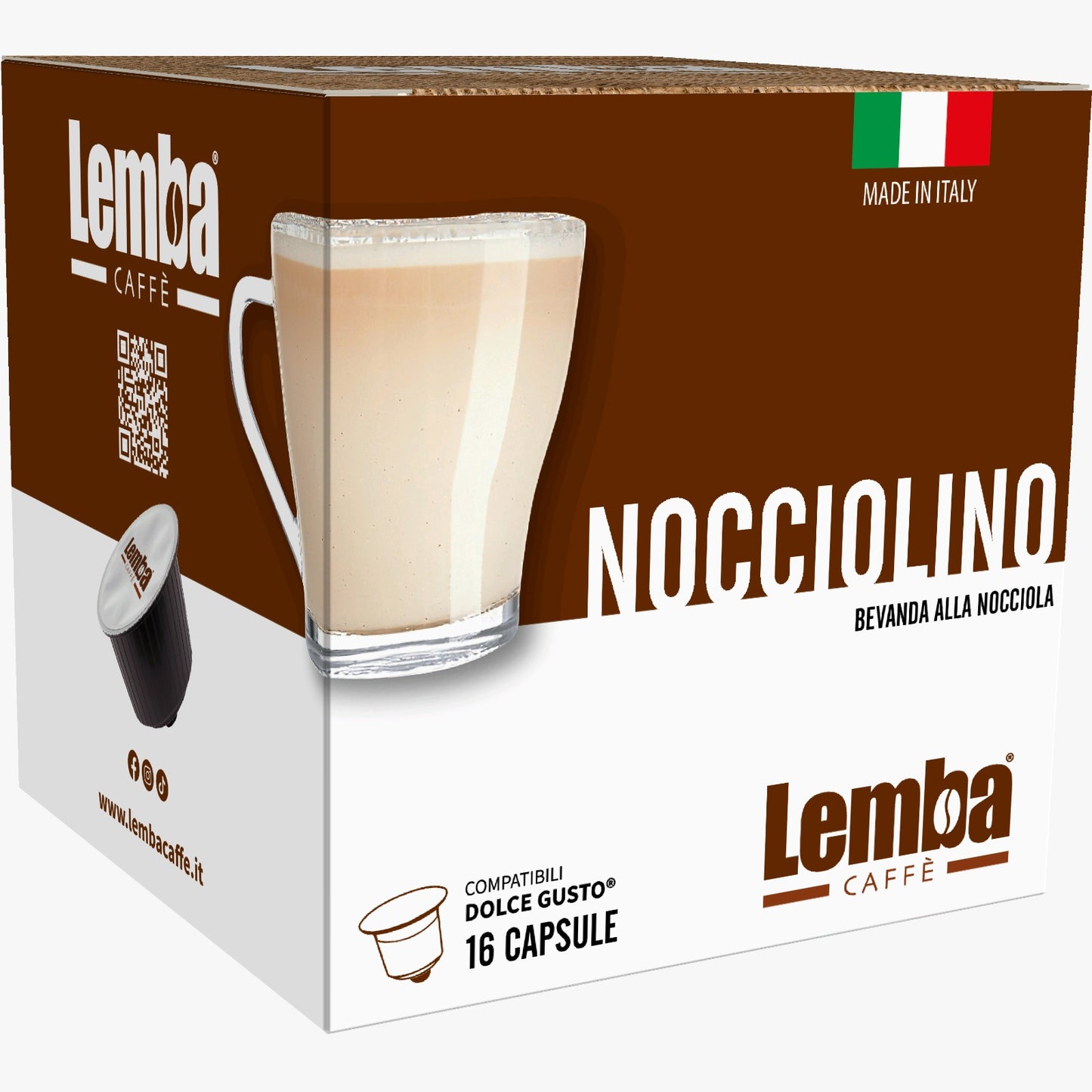 Capsule Nocciolino dolce gusto pacchetto da 16