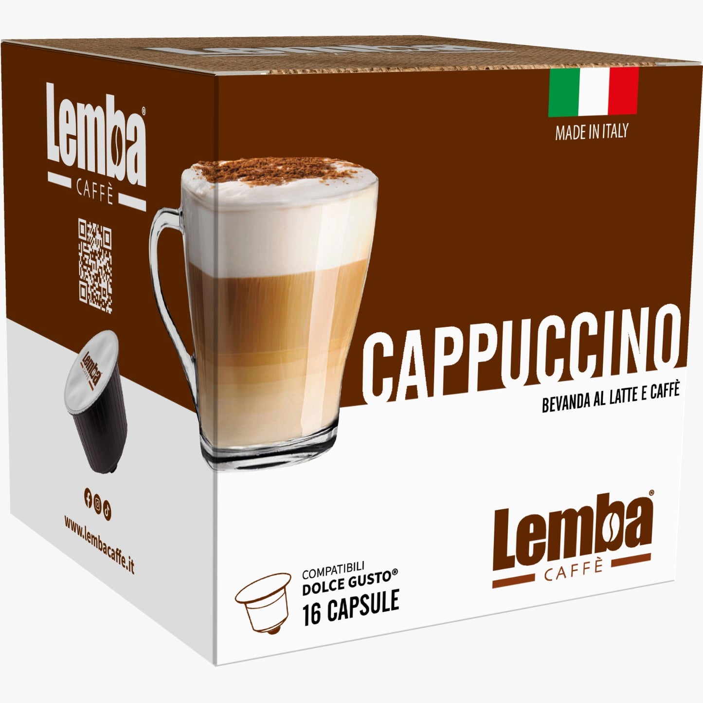 Capsule cappuccino dolce gusto pacchetto da 16 pezzi