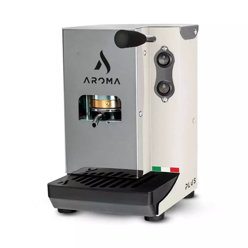 Aroma Plus white , Macchina caffè espresso cialde ESE 44 mm